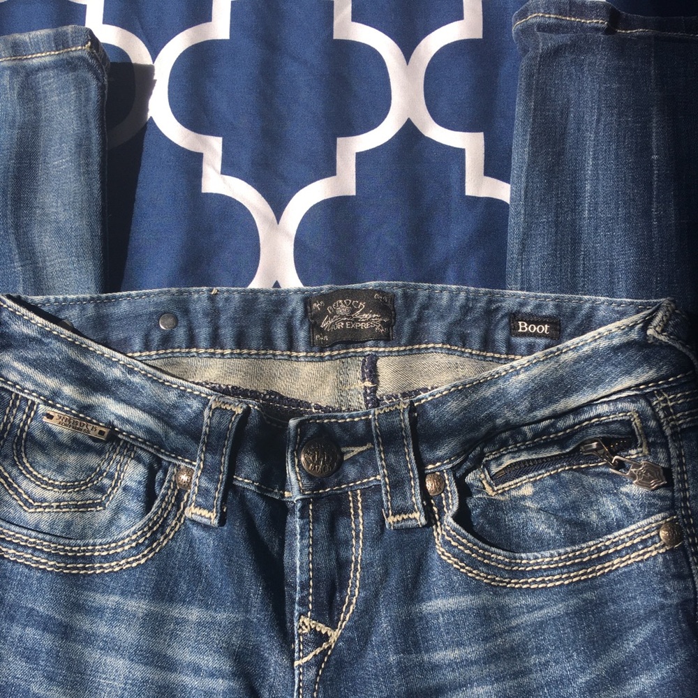 Express Bedrock Boot Jeans - Picture 2 of 9